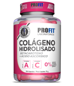 Colágeno Hidrolisado Betacaroteno e Vitamina C – Profit
