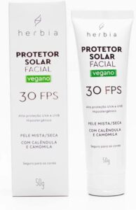Herbia Protetor Solar Pele Normal a Seca FPS 30