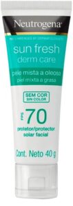 Protetor Solar Derm Care Sem Cor FPS 70 - Neutrogena