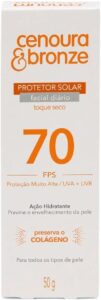 Protetor Solar Facial FPS 70 - Cenoura e Bronze
