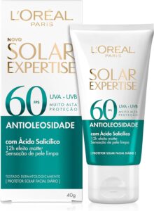 Protetor Solar Solar Expertise Antioleosidade FPS 60 - L'Oréal Paris