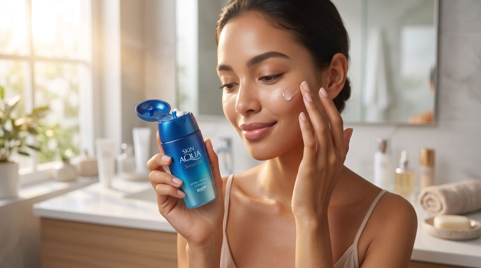 Resenha Skin Aqua Hyaluronate Sérum UV Gel: Vale a Pena?